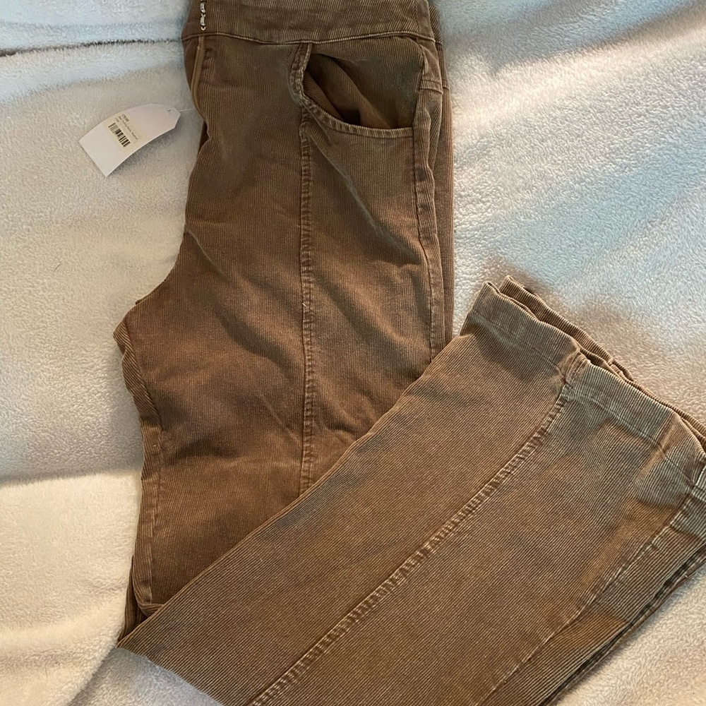 Sadie & Sage Brown Corduroy Trousers